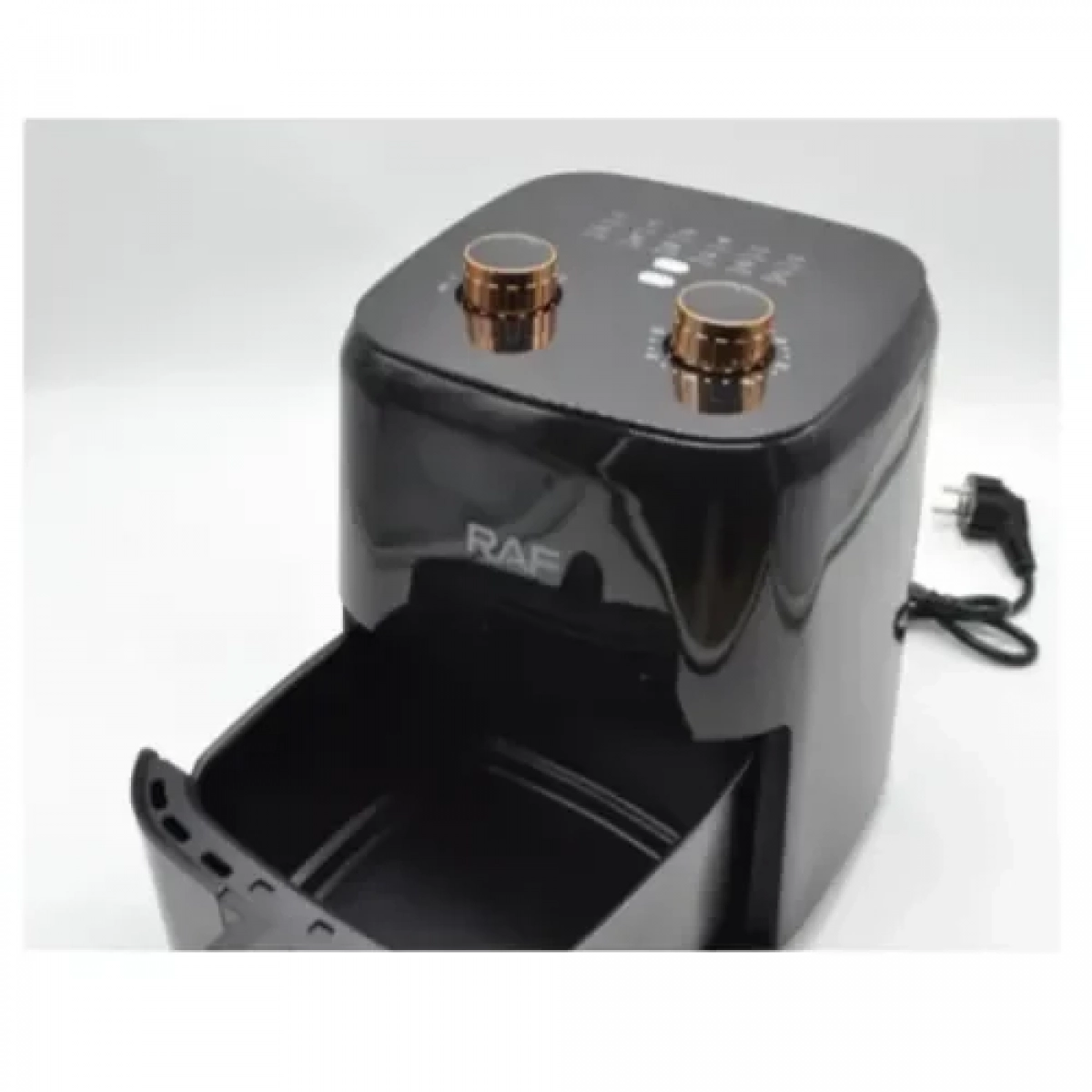Φριτέζα αέρος με αποσπώμενο κάδο 1300W 3lt R.5237B Raf Μαύρο