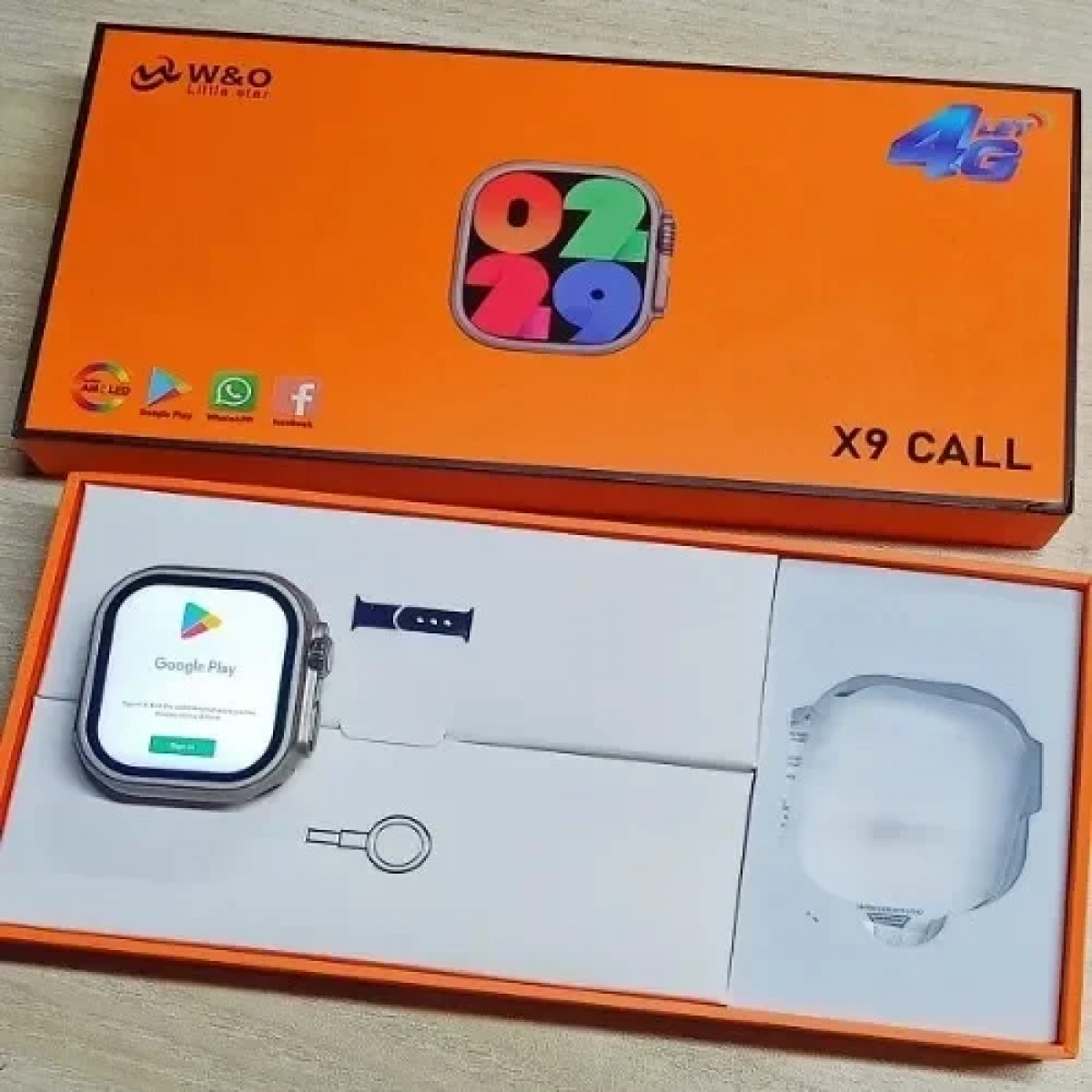 W&O Little Star X9 Call 4G Android Smart Watch Μαύρο