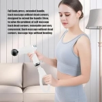 Επαγγελματικό ηλεκτρικό πιστόλι μασάζ με 4 κεφαλές και LED οθόνη HB-005 Λευκό