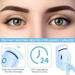 Θερμαινόμενο ψαλιδάκι βλεφαρίδων Electric Eyelash Curler Γαλάζιο
