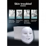 LED Beauty Mask Μάσκα φωτοθεραπείας προσώπου 7 χρωμάτων & 150 λυχνίες led