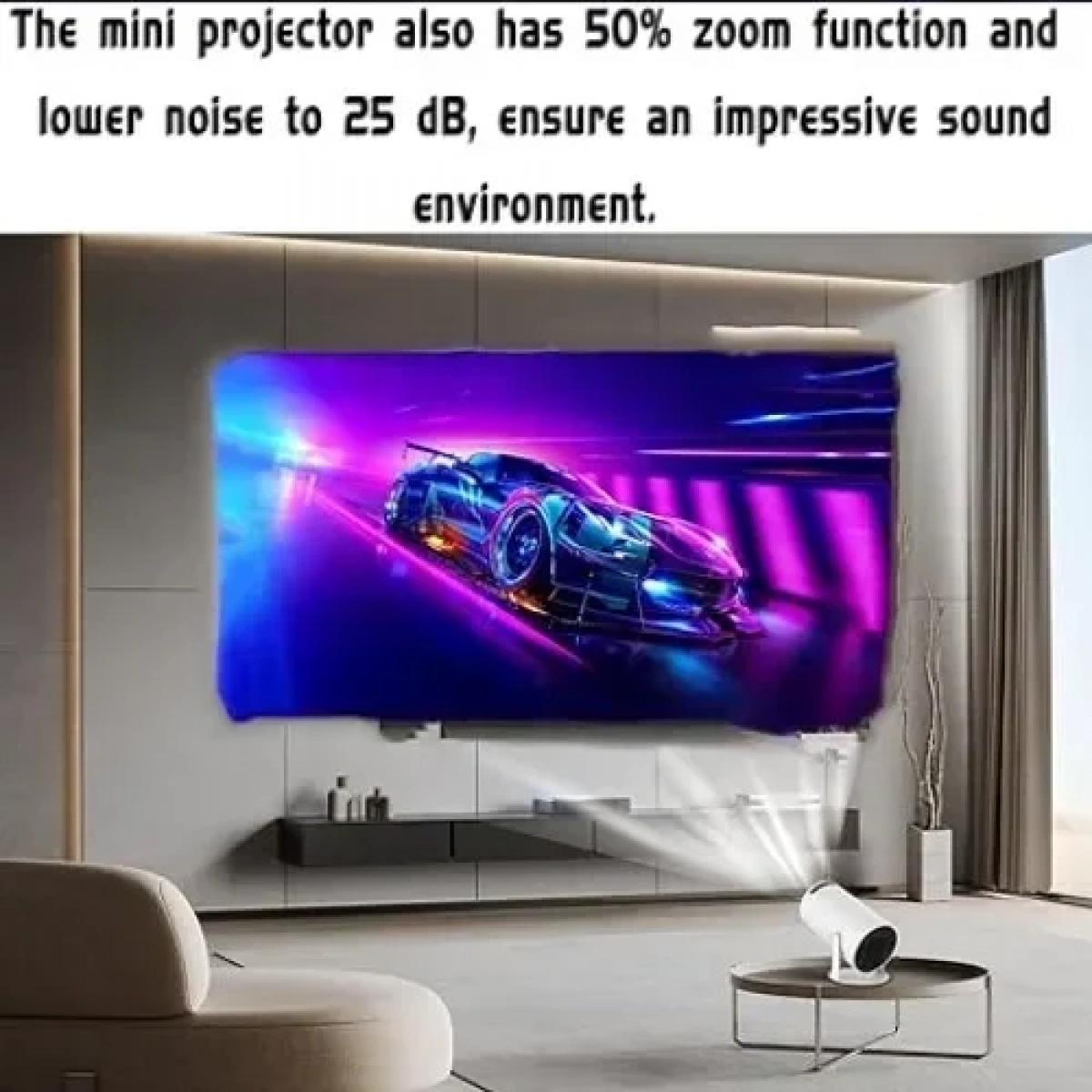 Έξυπνος Προβολέας 1080P, Android 11.0, 120 ANSI Lux - HY300