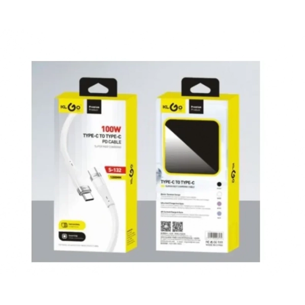 Καλώδιο PD USB-C to USB-C 100W KLGO S-132