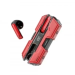 Ασύρματα Ακουστικά Hi-Fi Bluetooth 5.3 με Θήκη Φόρτισης Andowl Q-E07 Κόκκινα