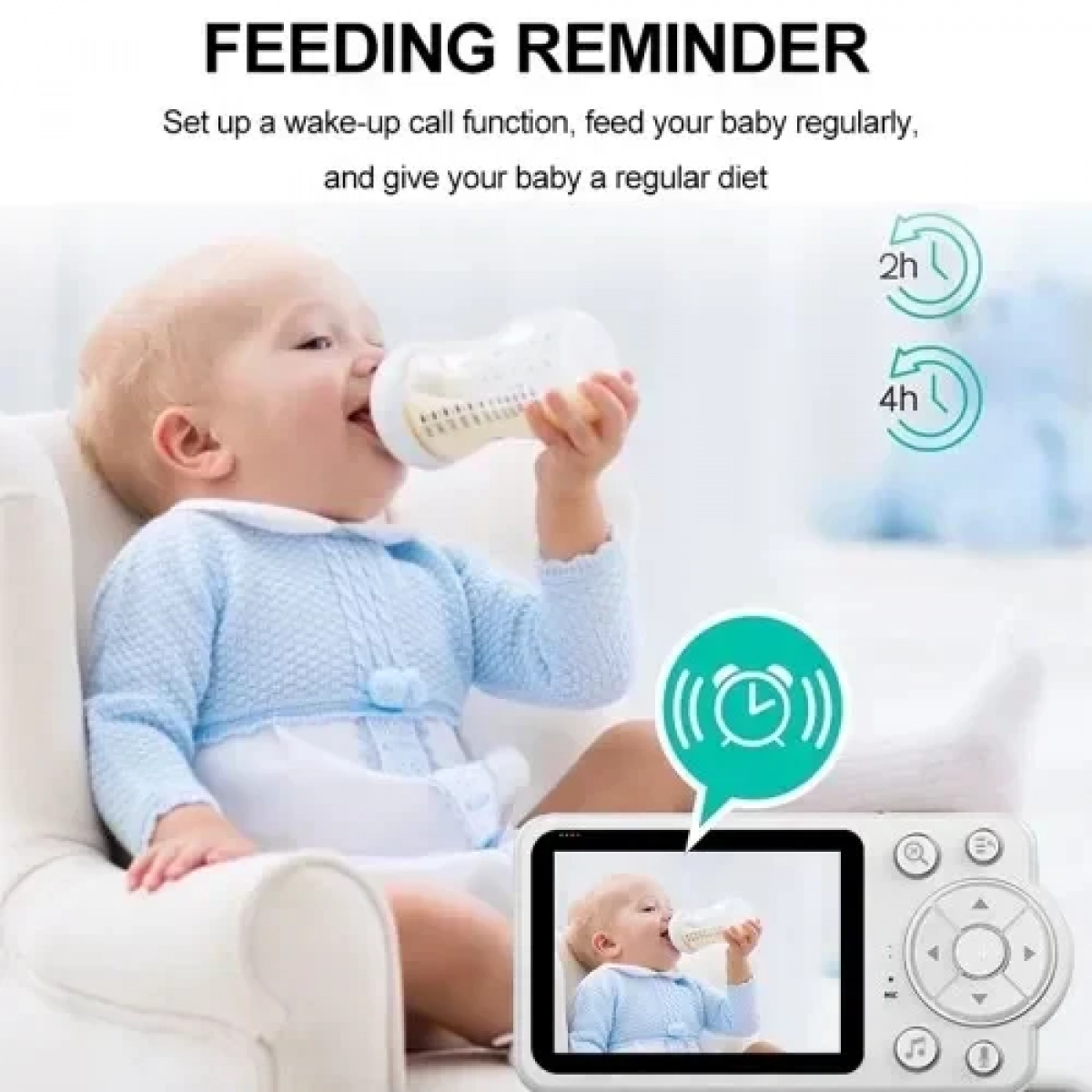 Κάμερα Video Baby Monitor C3 με οθόνη 2,8 ιντσών 2,4G
