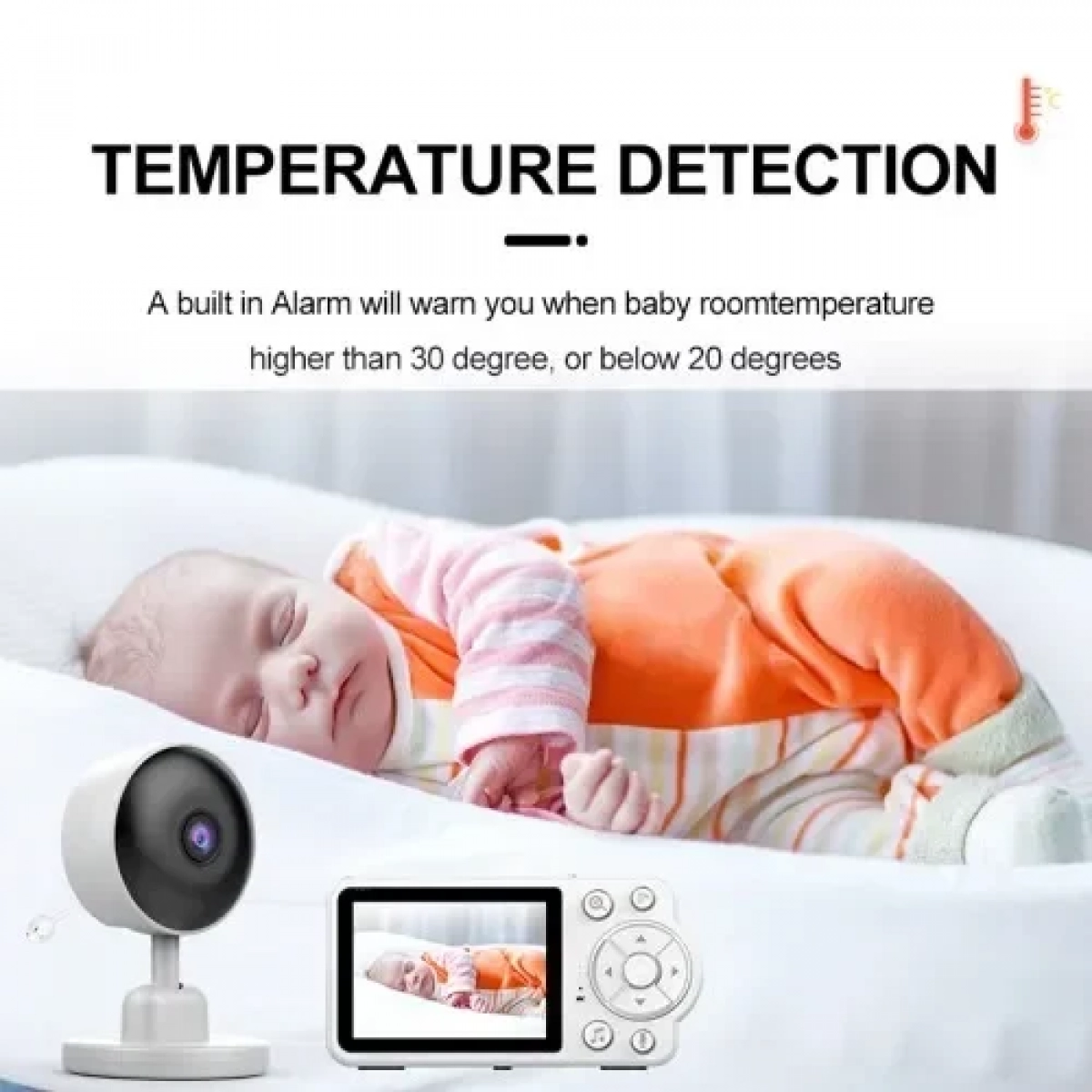 Κάμερα Video Baby Monitor C3 με οθόνη 2,8 ιντσών 2,4G