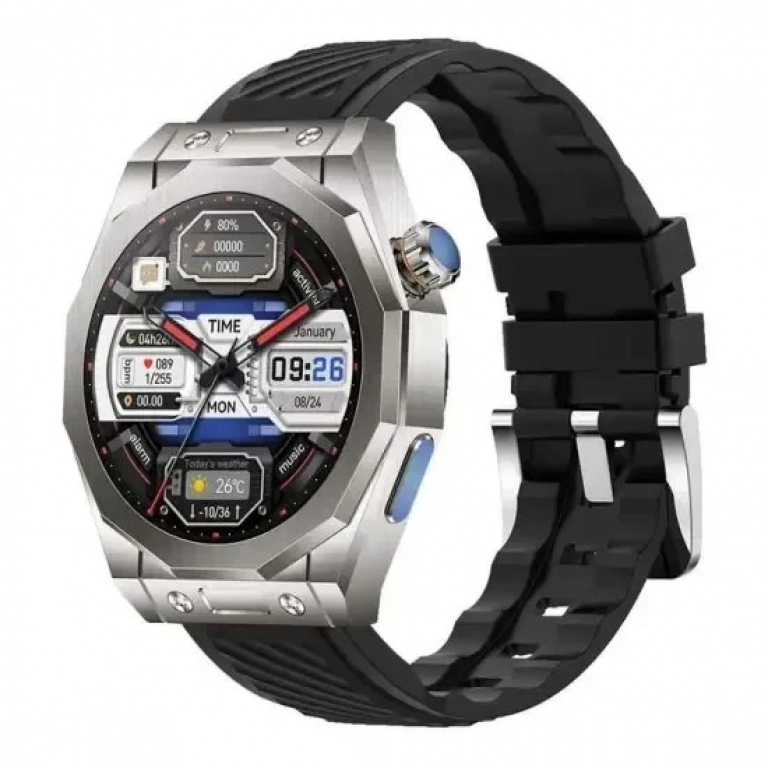 Z83 Max 49mm Smartwatch με Παλμογράφο Μαύρο