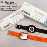 X8 Ultra Max 49mm Smartwatch με Παλμογράφο (Μαύρο)