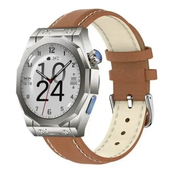 Z83 Max 49mm Smartwatch με Παλμογράφο Καφέ