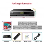HD-6800 DVB-T/T2 & DVB-C Αποκωδικοποιητής TNT HDMI