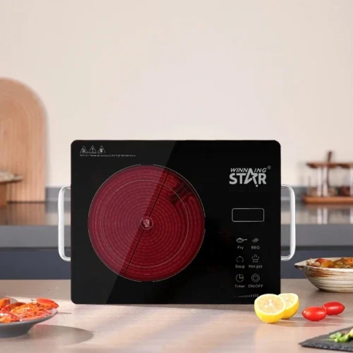 Φορητή Επαγωγική Εστία Μονή Μαγειρικής 2000W Winning star ST-9671