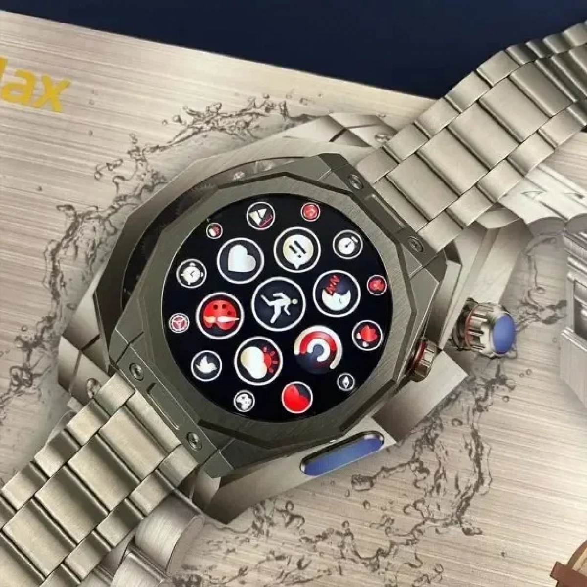 Z83 Max 49mm Smartwatch με Παλμογράφο Καφέ