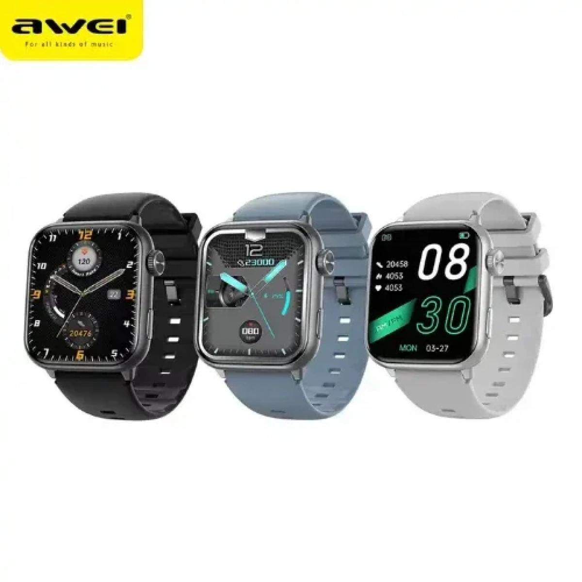 Smartwatch Με Παλμογράφο Αδιάβροχο Awei H26