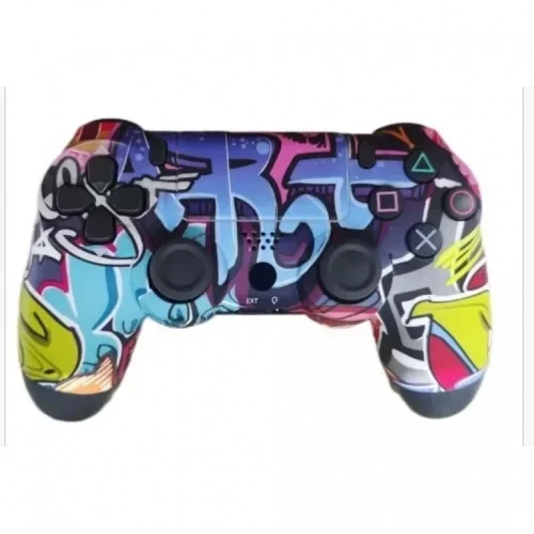 Doubleshock Ασύρματο Gamepad για PS4 Graffiti