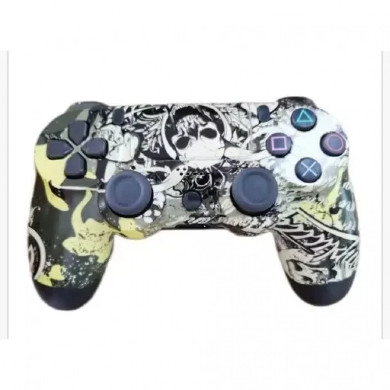 Doubleshock Ασύρματο Gamepad για PS4 Νεκροκεφαλή