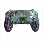 Doubleshock Ασύρματο Gamepad για PS4 Μαύρο Νεκροκεφαλές