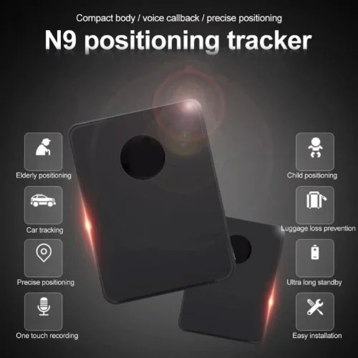 GPS Tracker επαναφορτιζόμενο με διάρκεια μπαταρίας 15 ημέρες για αυτοκίνητο / σκάφος – φορτηγό N9