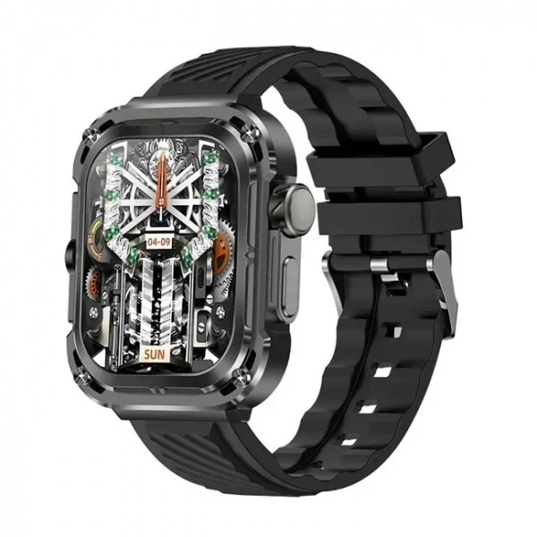 Z85 Max Smartwatch με Παλμογράφο Μαύρο