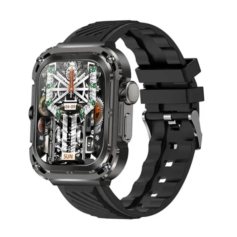 Z85 Max Smartwatch με Παλμογράφο Μαύρο