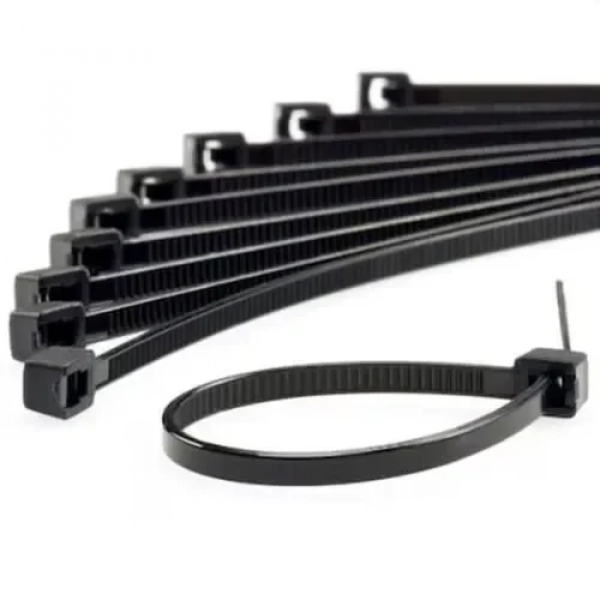 Δεματικά Καλωδίων (cable Ties) 4,8*300mm 100 Τεμάχια Μαύρα