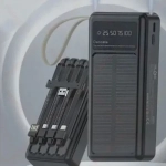 Solar Power bank γρήγορης φόρτισης 20000 mAh KP-96 KLGO Λευκό