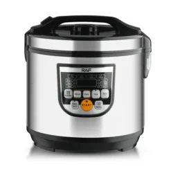 Ηλεκτρικός Πολυμάγειρας Rice Cooker 5L 900W με Αντικολλητικό Μπολ και 12 Προγράμματα RAF R.178