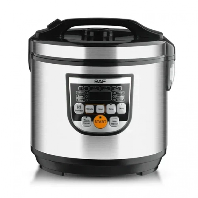 Ηλεκτρικός Πολυμάγειρας Rice Cooker 5L 900W με Αντικολλητικό Μπολ και 12 Προγράμματα RAF R.178