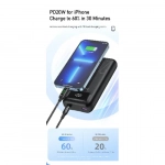 Power bank γρήγορης φόρτισης 20000 mAh 22.5w AWEI P169K Μαύρο