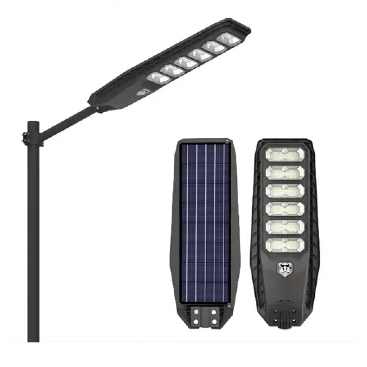 Αδιάβροχος ηλιακός προβολέας δρόμου LED 600W με πανελ MJ-LH9600 - Image 4