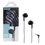 Ακουστικά κινητού Handsfree Earbuds με βύσμα Jack 3.5mm Treqa EP-767 μαύρο