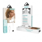 Ακουστικά κινητού Handsfree In-ear με βύσμα Lightning Treqa EP-756 λευκό