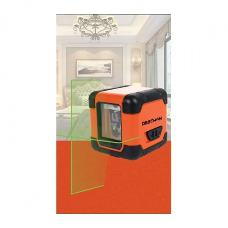 Αλφάδι Laser Σταυρού Πράσινης Δέσμης Destman DT-6010-520
