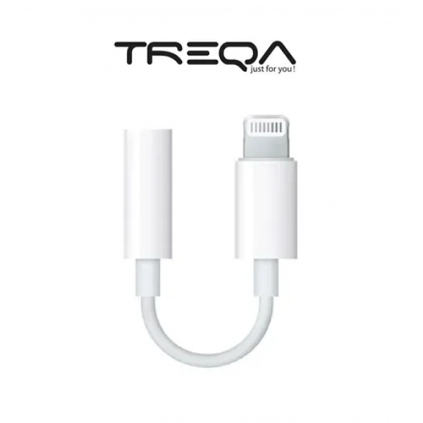 Αντάπτορας ακουστικών Lightning σε Jack 3.5mm Treqa CA-1052 λευκό