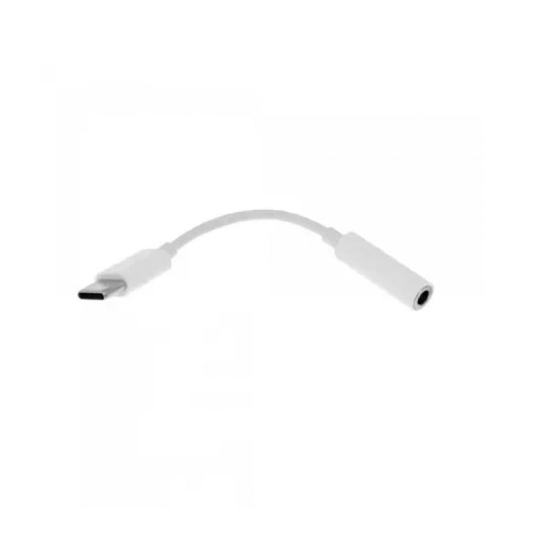 Αντάπτορας ακουστικών Type-C σε Jack 3.5mm Treqa CA-1053 λευκό