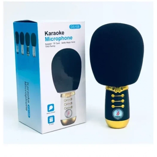Ασύρματο μικρόφωνο Karaoke Bluetooth DS-108 μαύρο