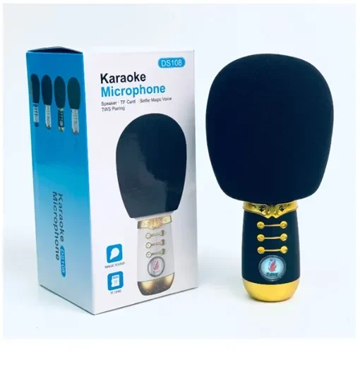Ασύρματο Μικρόφωνο Karaoke Bluetooth Ds-108 Μαύρο