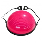 Μπάλα ισορροπίας με λάστιχα αντίστασης Bosu Ball ροζ