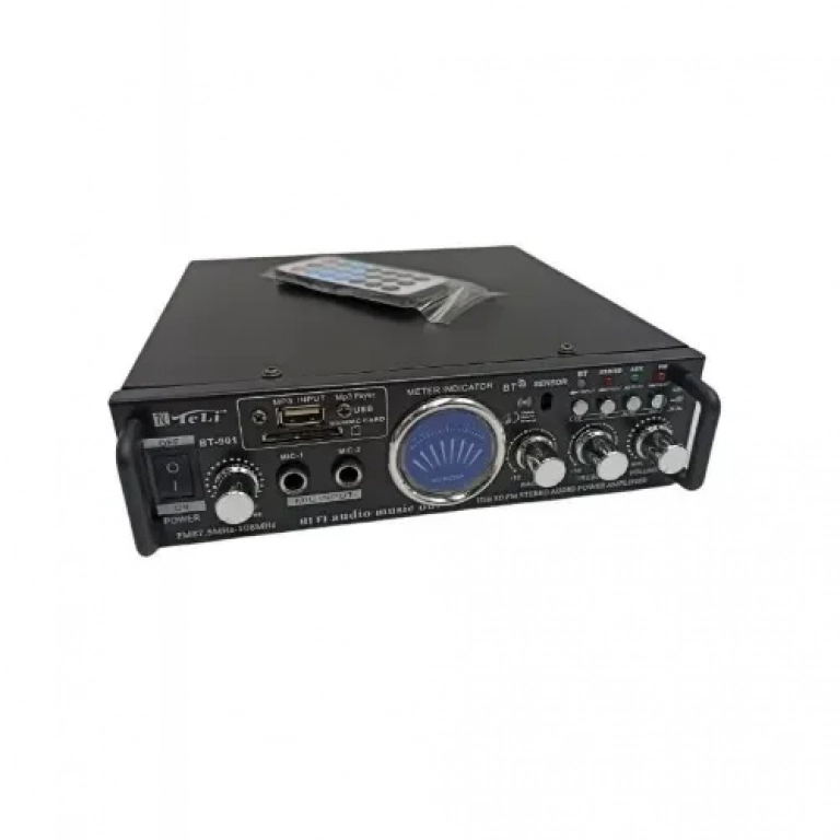 Stereo Audio Karaoke Power Ενισχυτής με τηλεχειριστήριο, υποστήριξη κάρτας SD / USB Flash Disk / Ραδιόφωνο FM BT-905