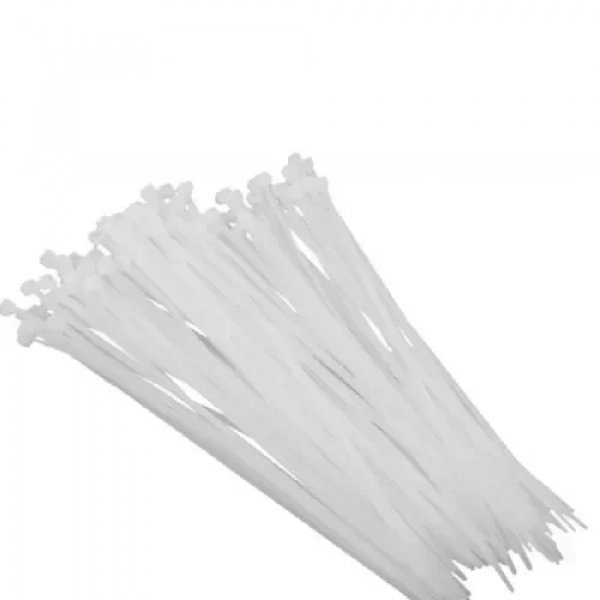 Δεματικά Καλωδίων (cable Ties) 4,8*300mm 100 Τεμάχια Λευκά
