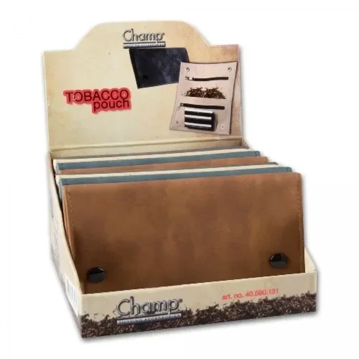 Δερμάτινη θήκη αποθήκευσης καπνού 1 τεμάχιο – μπεζ - Image 3