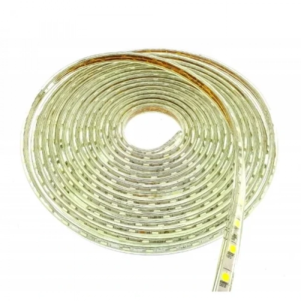 Ταινία LED 12w 220V 120led IP65 3535-120D-G Πορτοκαλί