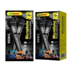 Επαγγελματικά διπλά ασύρματα μικρόφωνα χειρός για Stage Karaoke, ηχογράφηση φωνής Q-MIC635 Andowl