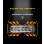 Φανάρι LED μπλε – κόκκινο με 18 λειτουργίες 11cm 12V – 24V 6 SMD 1080LM IP66 0076 - Image 4