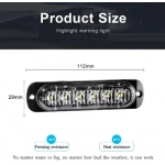 Φανάρι LED μπλε – κόκκινο με 18 λειτουργίες 11cm 12V – 24V 6 SMD 1080LM IP66 0076 - Image 5