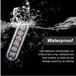 Φανάρι LED μπλε – κόκκινο με 18 λειτουργίες 11cm 12V – 24V 6 SMD 1080LM IP66 0076 - Image 7
