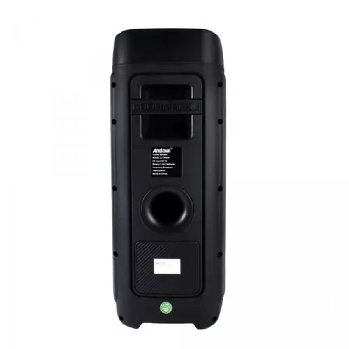 Ηχείο – Subwoofer 40W FM με μικρόφωνο, τηλεχειρισμό & διακοσμητικό φωτισμό LED RGB Andowl Q-YX9000 μαύρο - Image 3