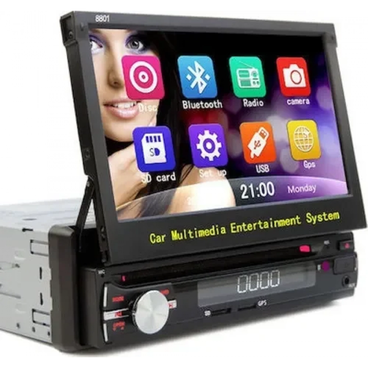 Ηχοσύστημα αυτοκινήτου (USB/GPS) με οθόνη αφής 7" Mingyuan MY8801 - Image 4