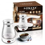 Ηλεκτρικό μπρίκι 600W με χωρητικότητα 400ml λευκό Sokany YLW-606 - Image 2