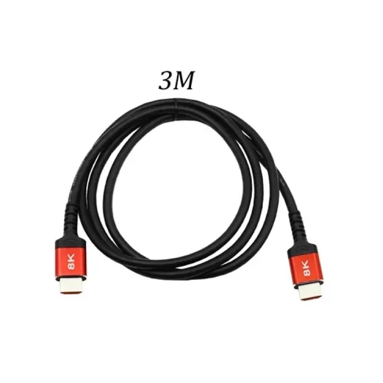 Καλώδιο HDMI 3m V2.0 4K-8K UHD 8K-3M μαύρο