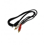 Καλώδιο ήχου Jack 3.5mm σε RCA Stereo 1.5m TR-2033 μαύρο